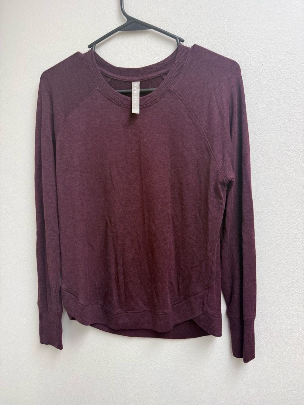 Athleta Women's Crewneck Sweatshirt in Plum